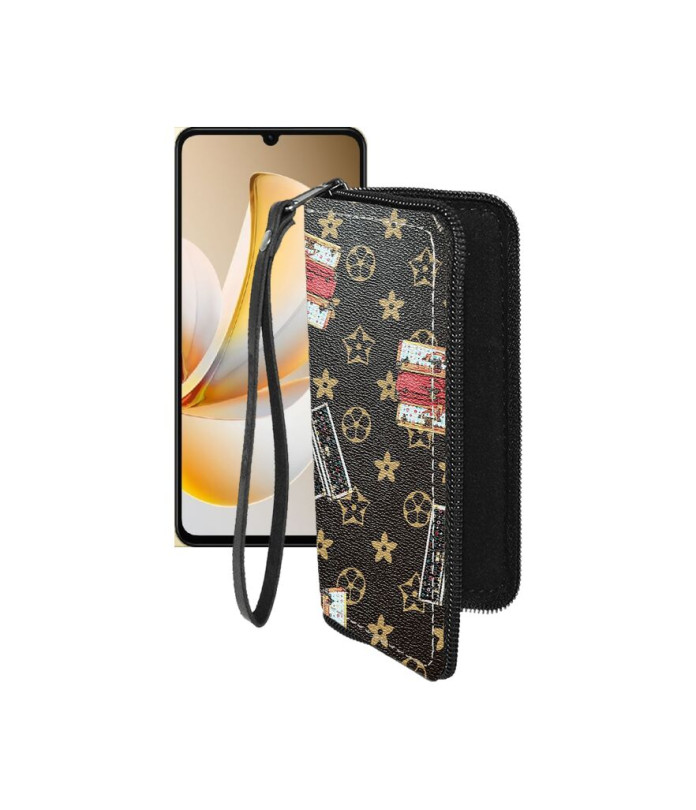 Чохол-гаманець з екошкіри для телефону Realme Note 70 (70T)