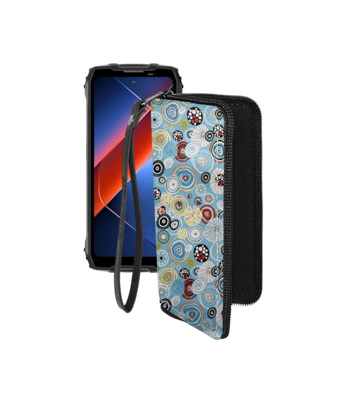 Чохол-гаманець з екошкіри для телефону Blackview BL7000
