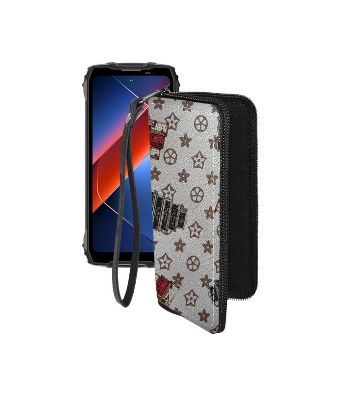 Чохол-гаманець з екошкіри для телефону Blackview BL7000