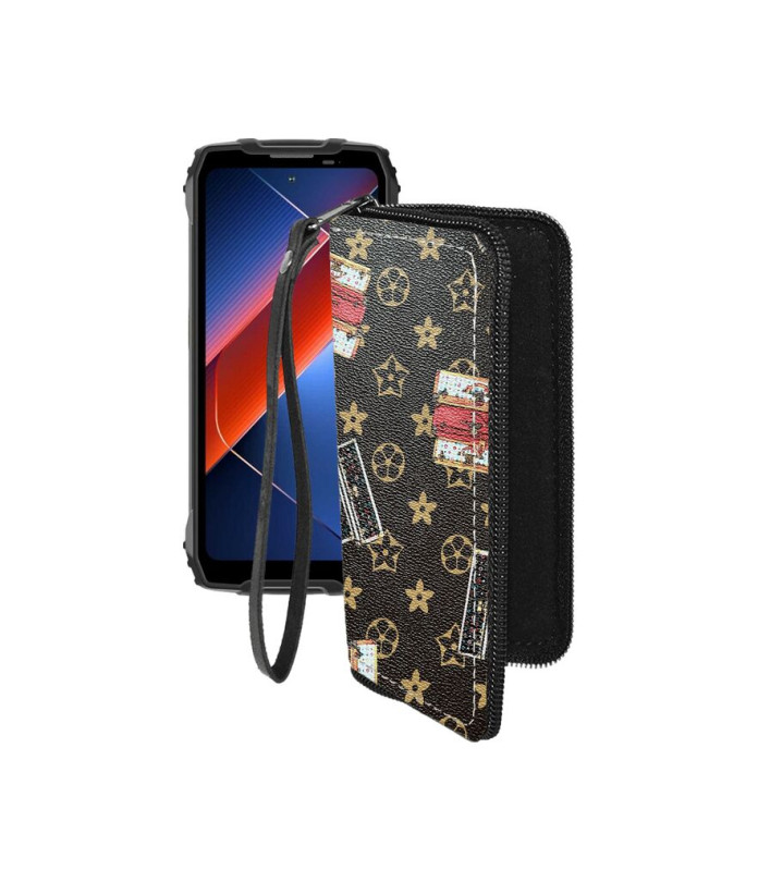 Чохол-гаманець з екошкіри для телефону Blackview BL7000