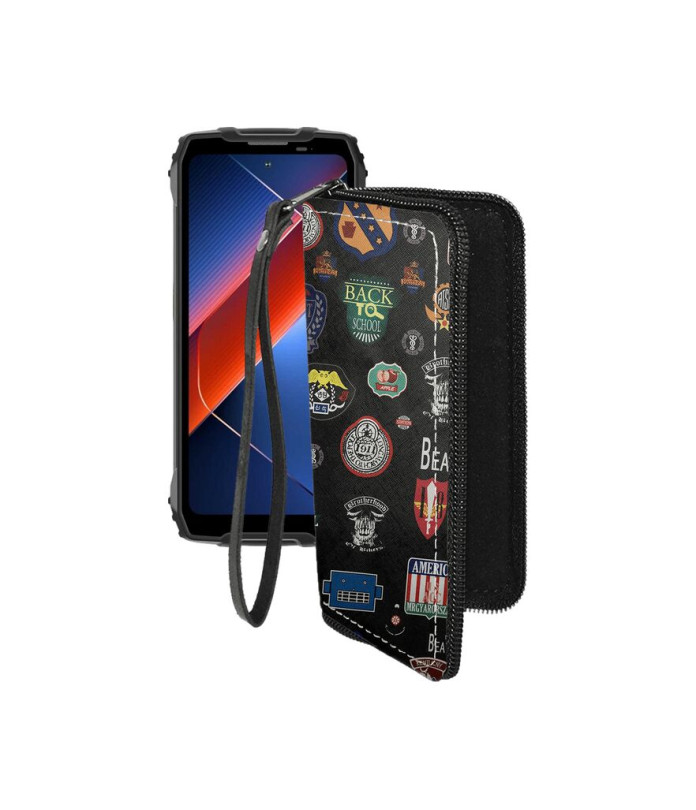 Чохол-гаманець з екошкіри для телефону Blackview BL7000