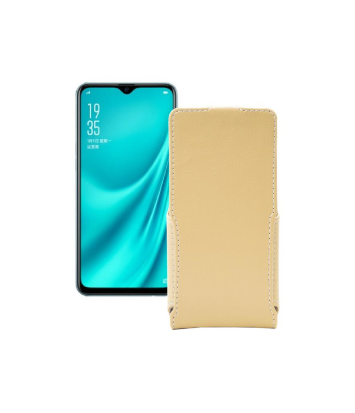 Чохол-флип з екошкіри для телефону OPPO R15x