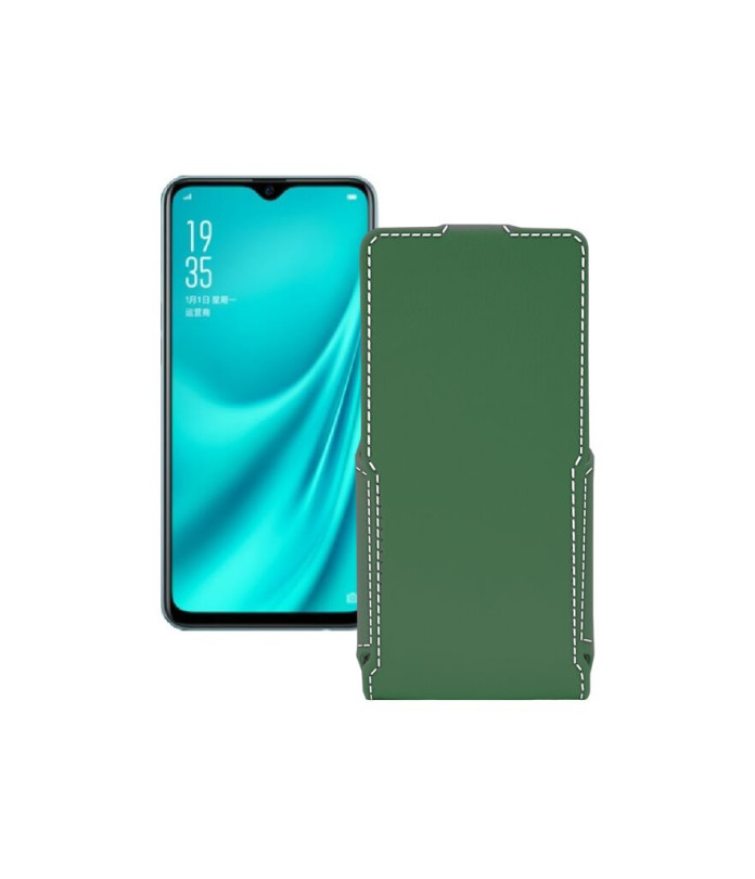 Чохол-флип з екошкіри для телефону OPPO R15x