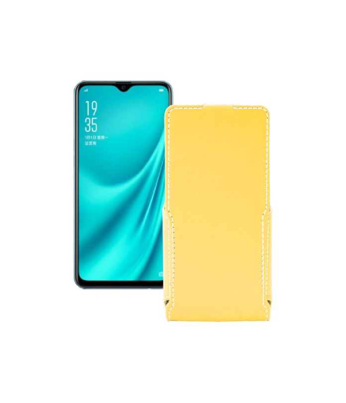 Чохол-флип з екошкіри для телефону OPPO R15x