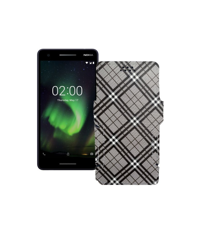 Чохол-книжка з екошкіри для телефону Nokia 2.1