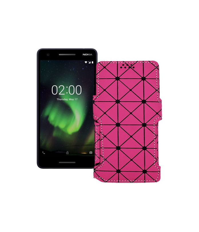 Чохол-книжка з екошкіри для телефону Nokia 2.1