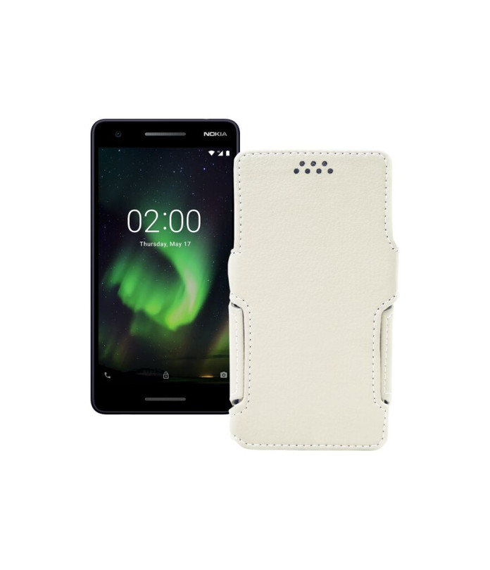 Чохол-книжка з екошкіри для телефону Nokia 2.1