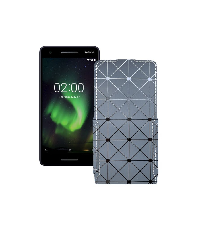 Чохол-флип з екошкіри для телефону Nokia 2.1