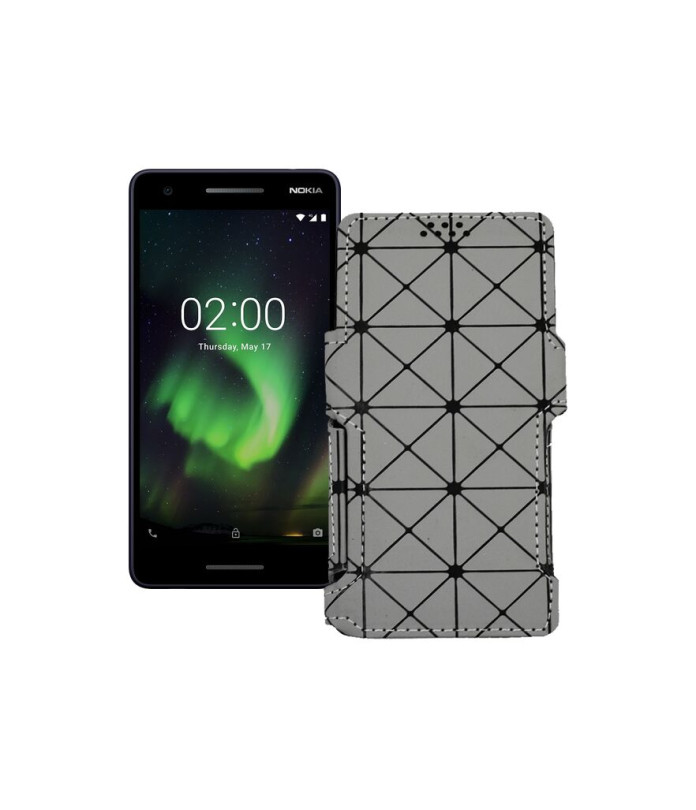 Чохол-книжка з екошкіри для телефону Nokia 2.1