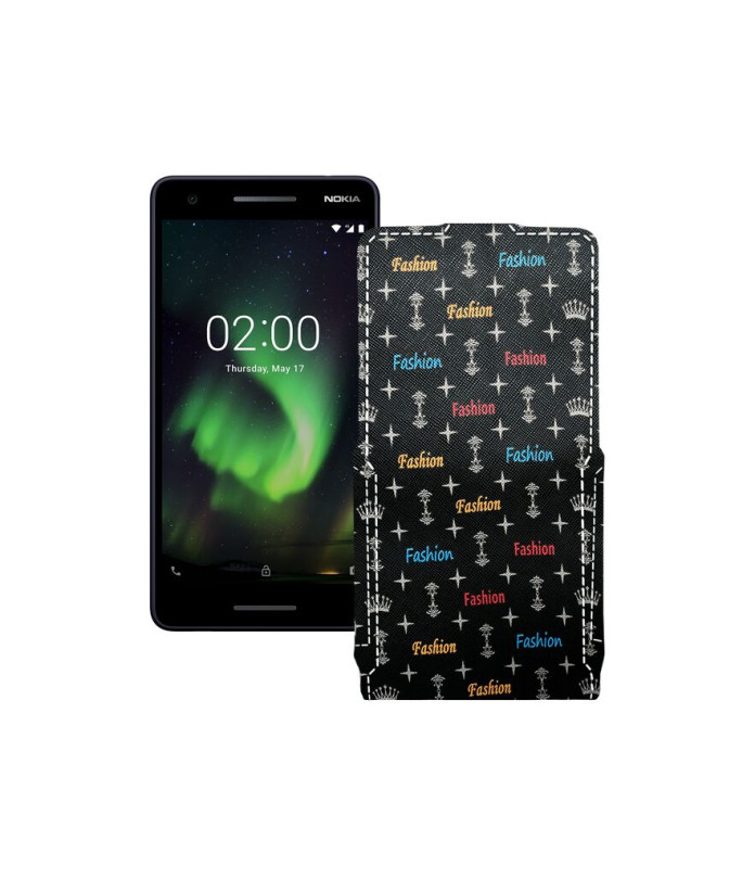 Чохол-флип з екошкіри для телефону Nokia 2.1