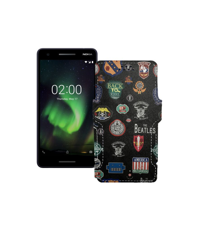 Чохол-книжка з екошкіри для телефону Nokia 2.1