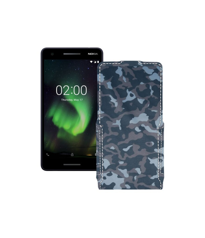 Чохол-флип з екошкіри для телефону Nokia 2.1