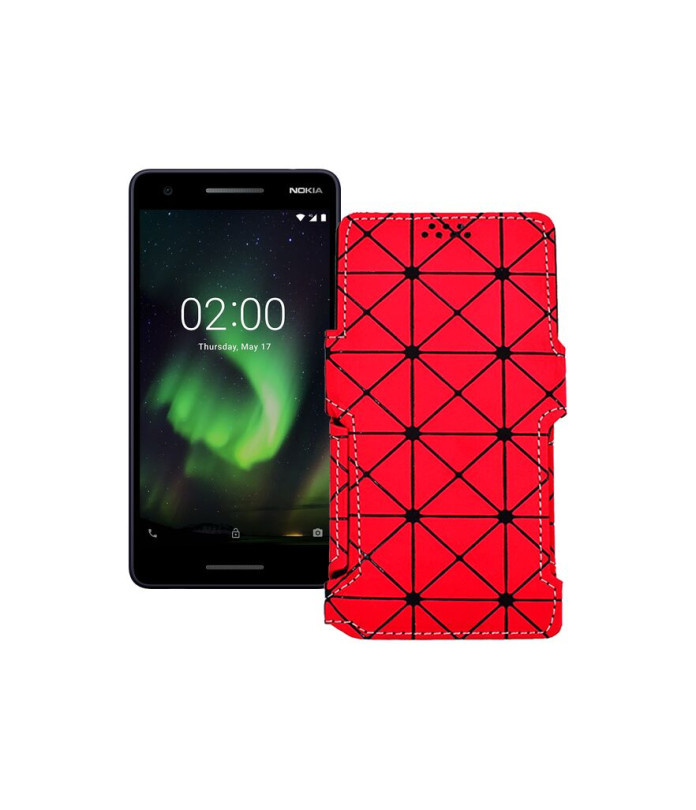 Чохол-книжка з екошкіри для телефону Nokia 2.1