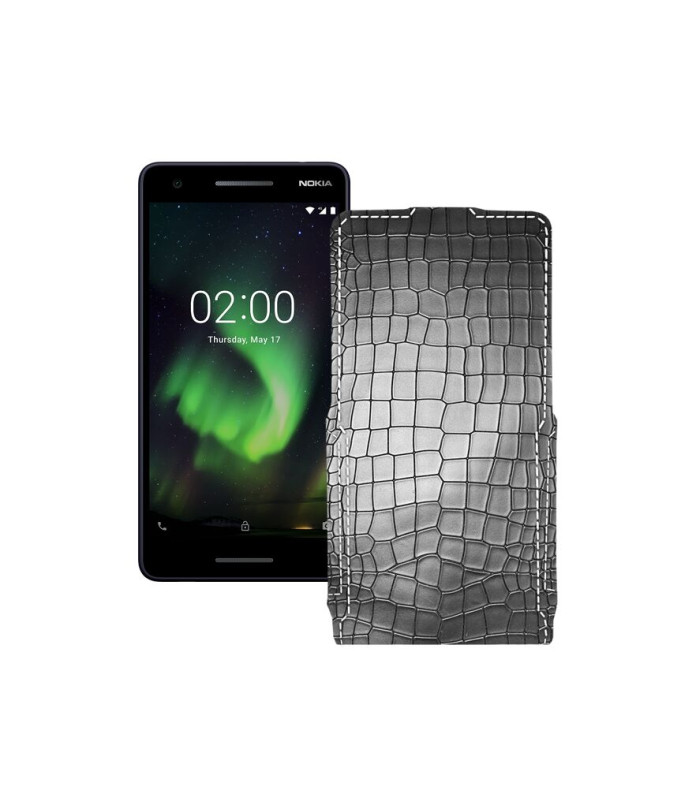 Чохол-флип з екошкіри для телефону Nokia 2.1