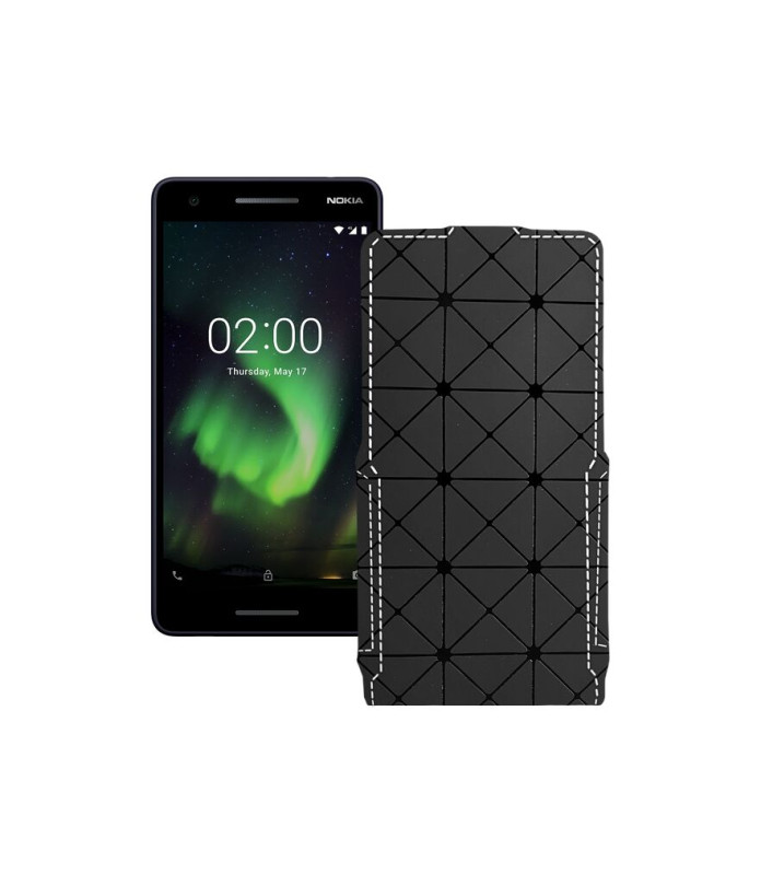 Чохол-флип з екошкіри для телефону Nokia 2.1