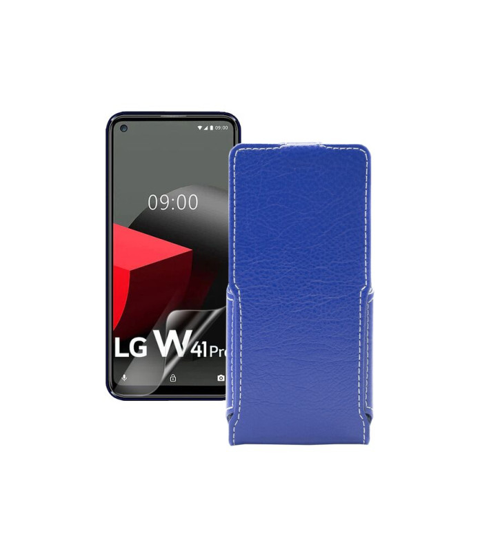 Чохол-флип з екошкіри для телефону LG W41 Pro