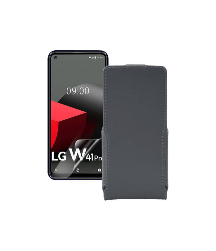 Чохол-флип з екошкіри для телефону LG W41 Pro