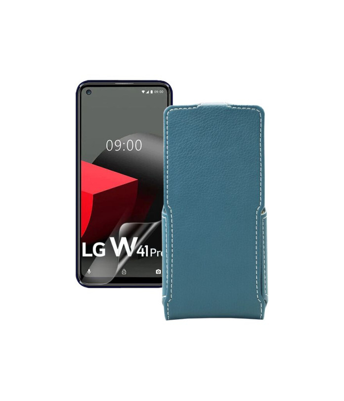 Чохол-флип з екошкіри для телефону LG W41 Pro