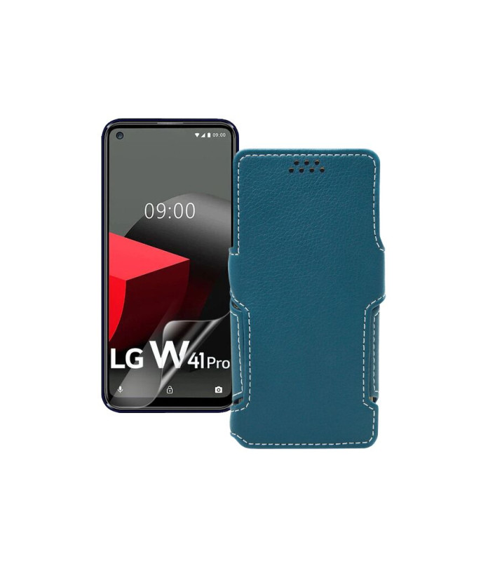 Чохол-книжка з екошкіри для телефону LG W41 Pro