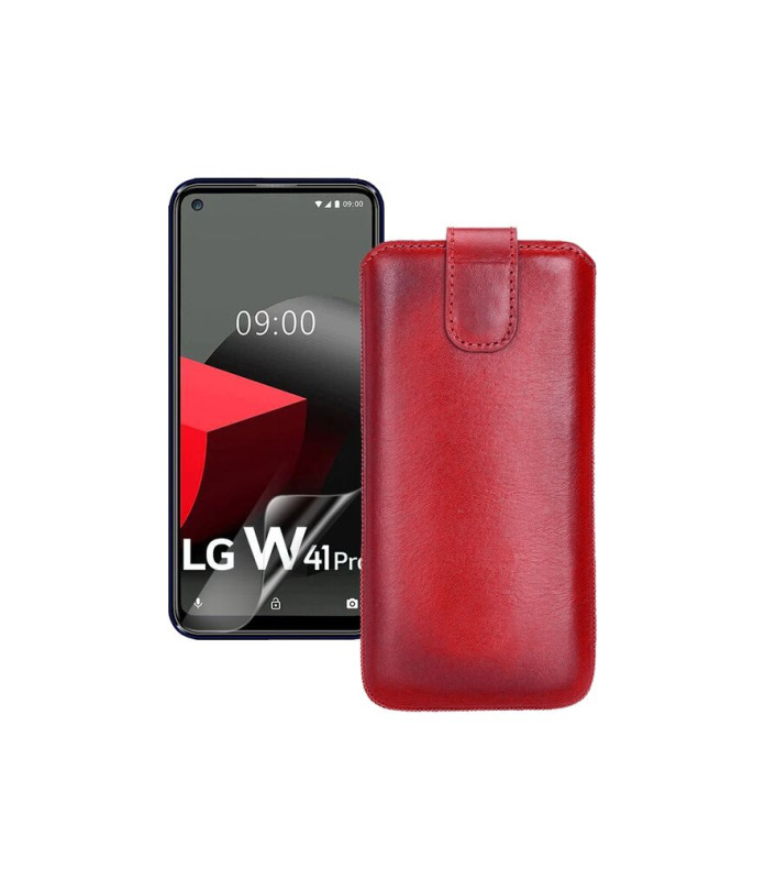 Витяжка зі шкіри для телефону LG W41 Pro