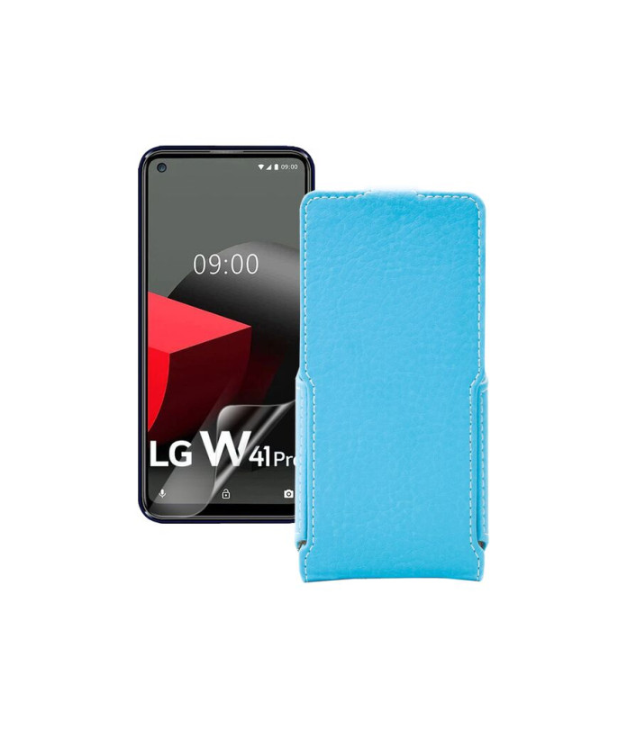 Чохол-флип з екошкіри для телефону LG W41 Pro