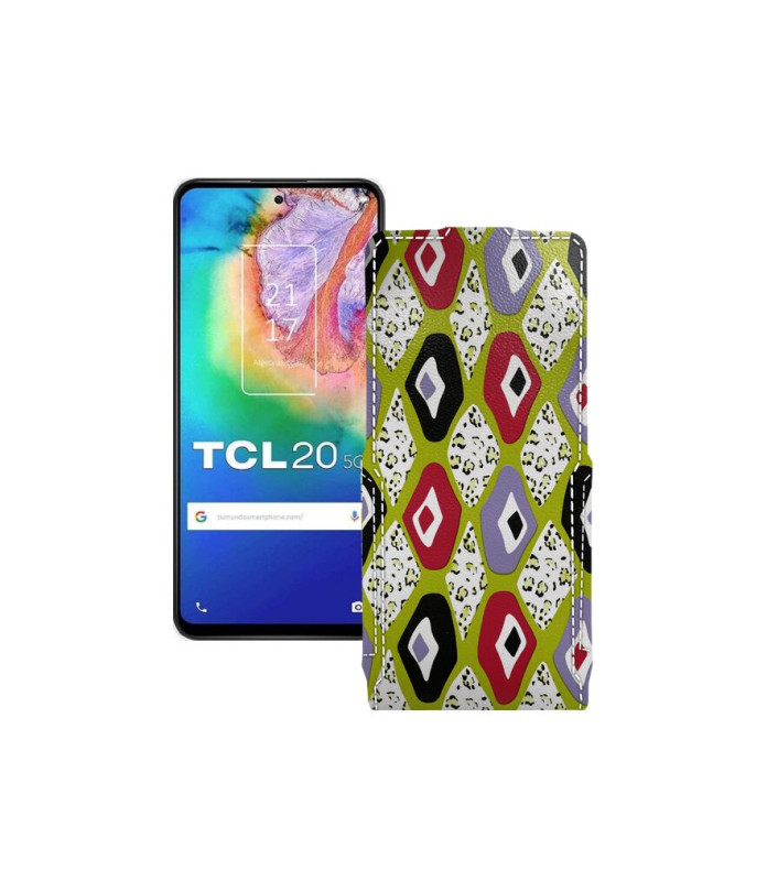 Чохол-флип з екошкіри для телефону TCL 20 5G