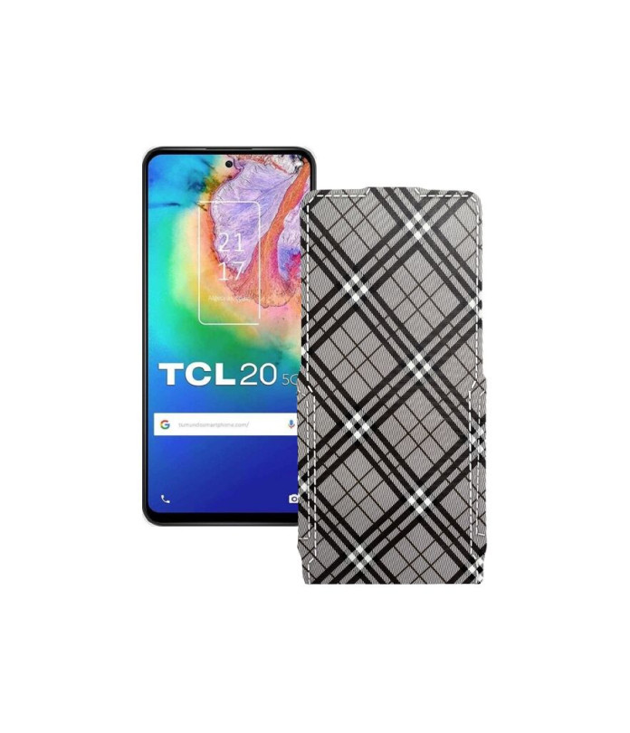 Чохол-флип з екошкіри для телефону TCL 20 5G