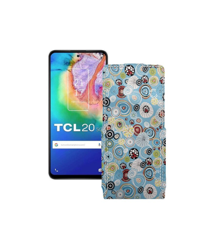 Чохол-флип з екошкіри для телефону TCL 20 5G