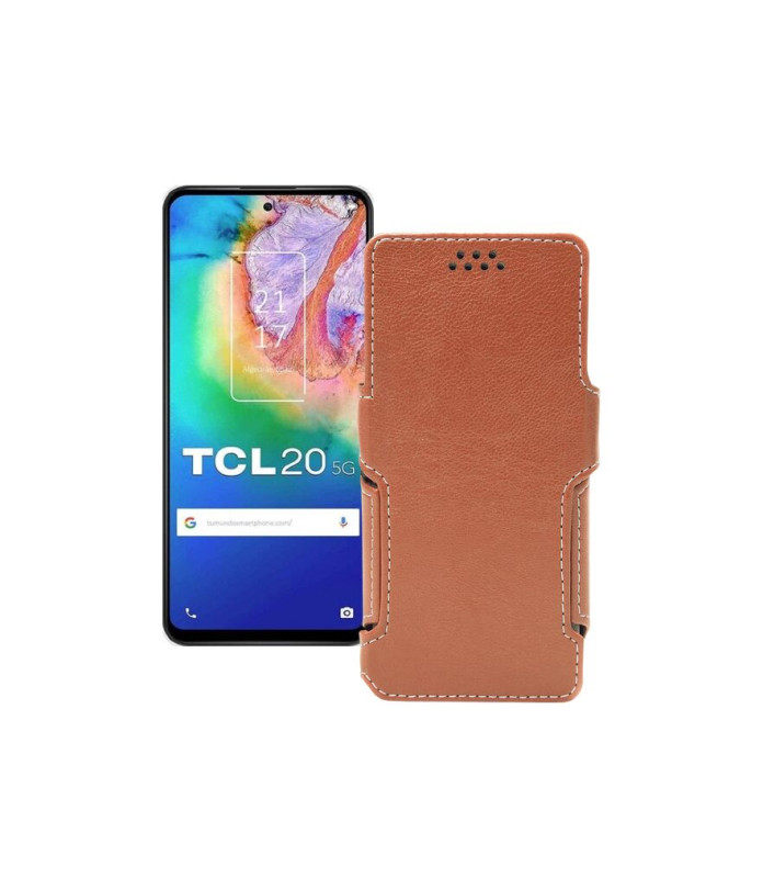 Чохол-книжка з екошкіри для телефону TCL 20 5G