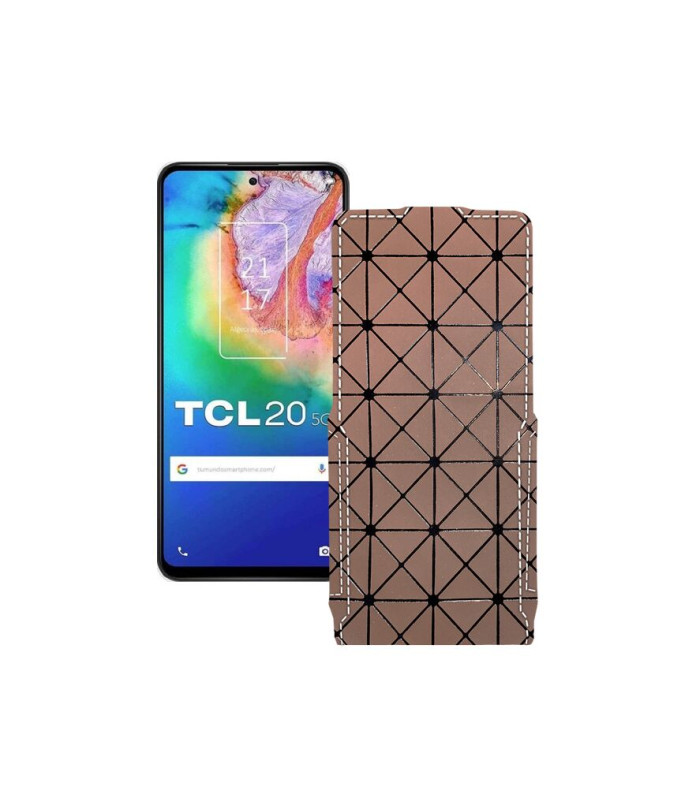 Чохол-флип з екошкіри для телефону TCL 20 5G