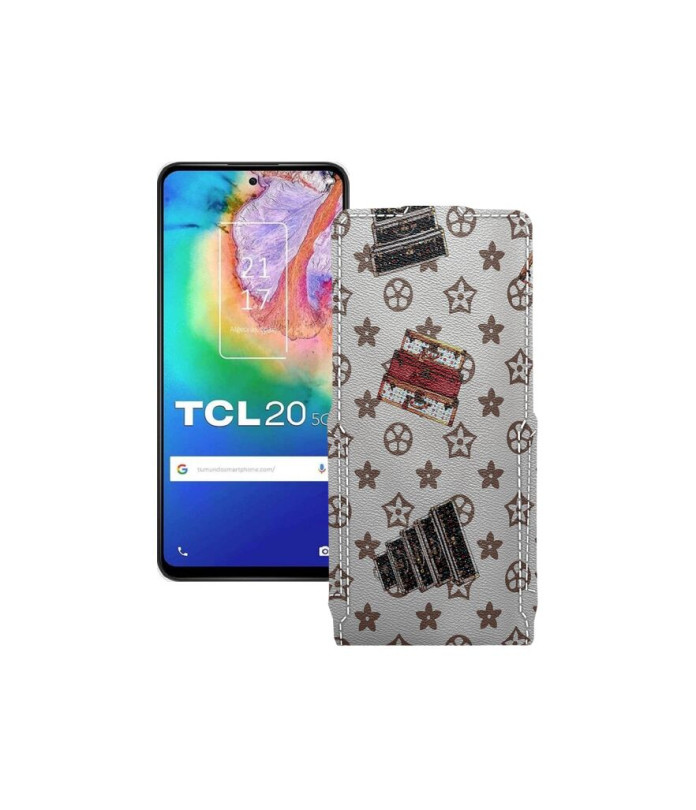 Чохол-флип з екошкіри для телефону TCL 20 5G