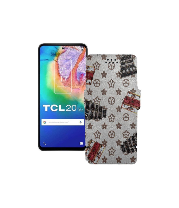 Чохол-книжка з екошкіри для телефону TCL 20 5G