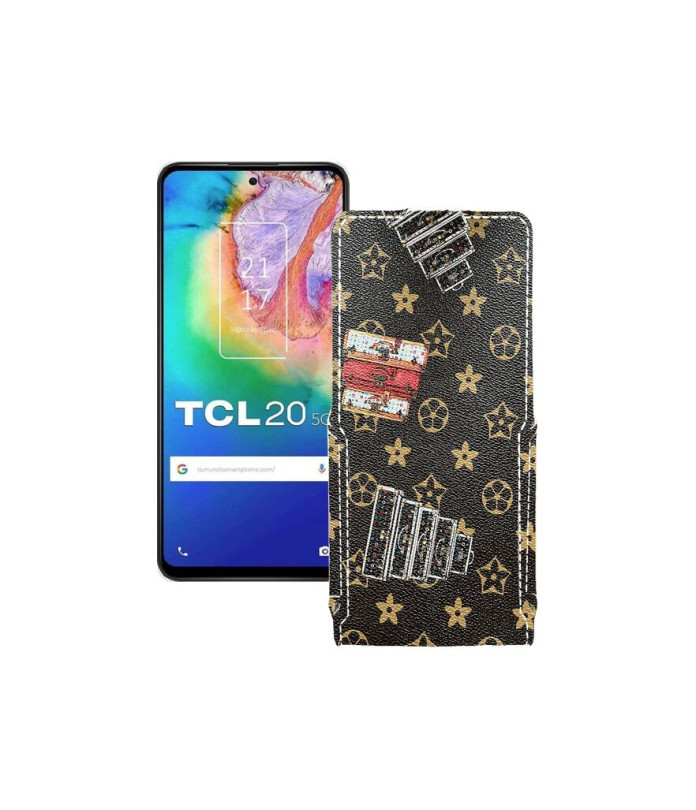 Чохол-флип з екошкіри для телефону TCL 20 5G