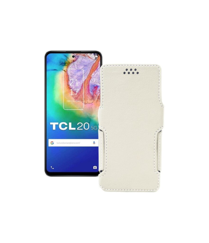 Чохол-книжка з екошкіри для телефону TCL 20 5G