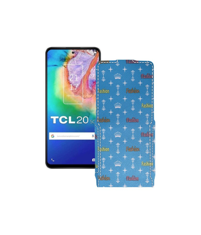 Чохол-флип з екошкіри для телефону TCL 20 5G