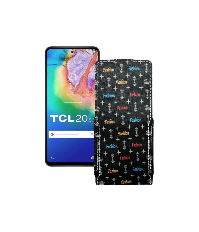 Чохол-флип з екошкіри для телефону TCL 20 5G