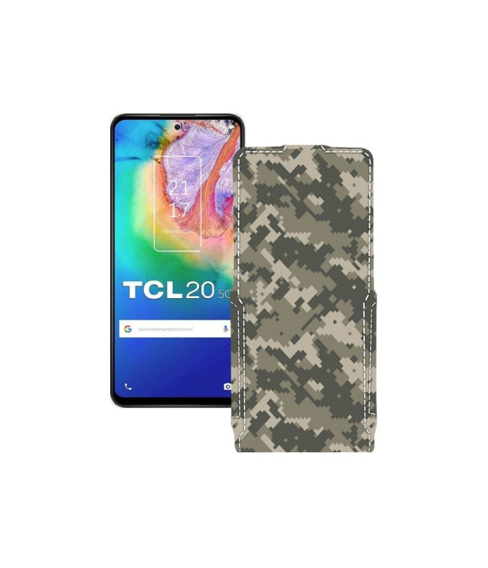 Чохол-флип з екошкіри для телефону TCL 20 5G