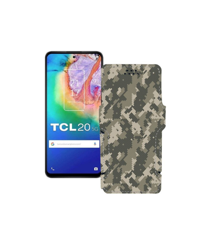 Чохол-книжка з екошкіри для телефону TCL 20 5G