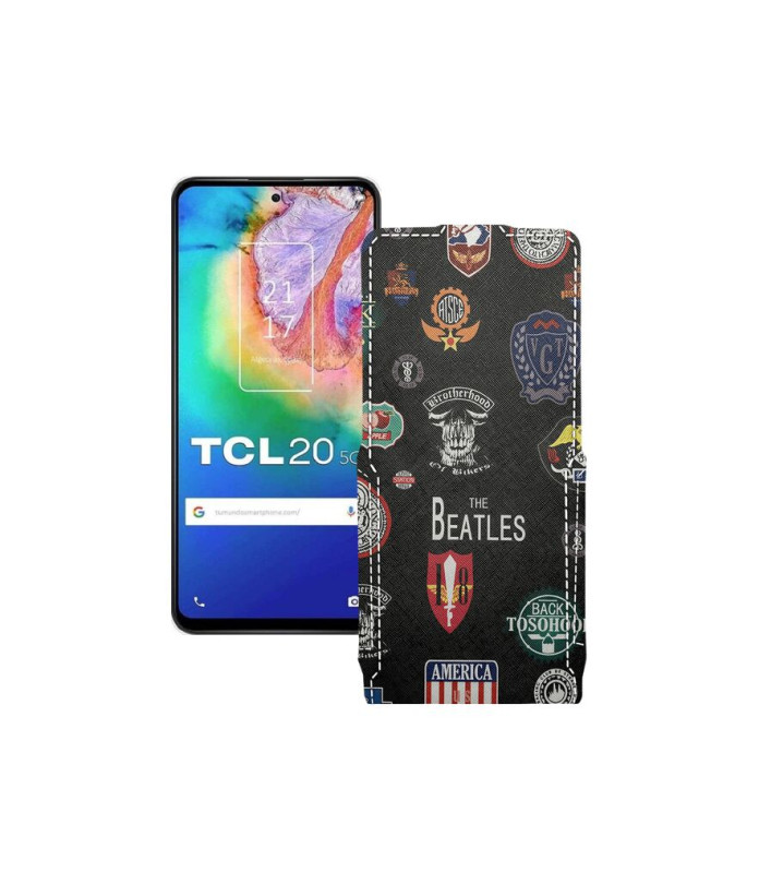 Чохол-флип з екошкіри для телефону TCL 20 5G