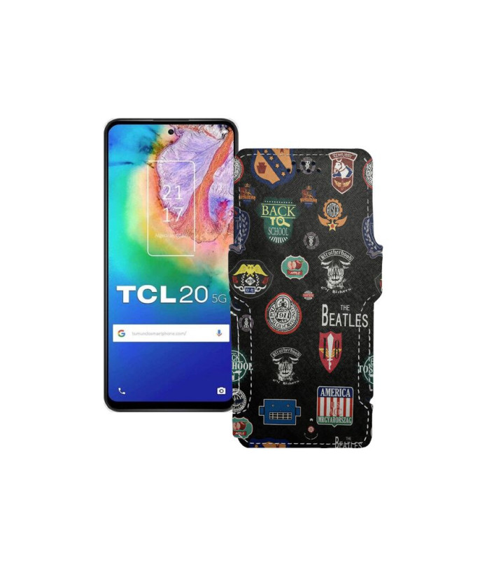 Чохол-книжка з екошкіри для телефону TCL 20 5G