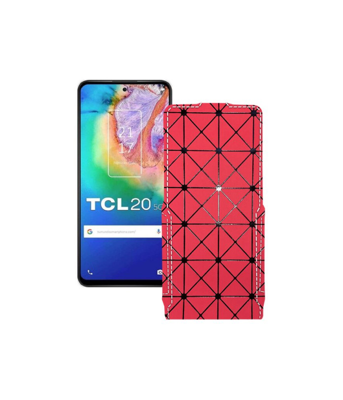 Чохол-флип з екошкіри для телефону TCL 20 5G