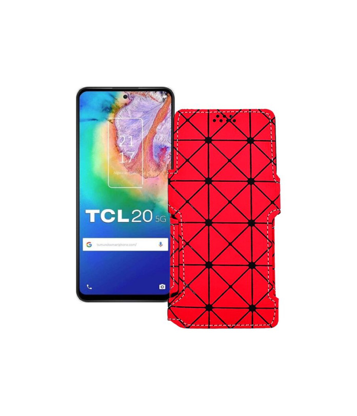 Чохол-книжка з екошкіри для телефону TCL 20 5G