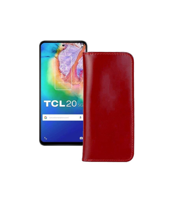 Портмоне з шкіри для телефону TCL 20 5G