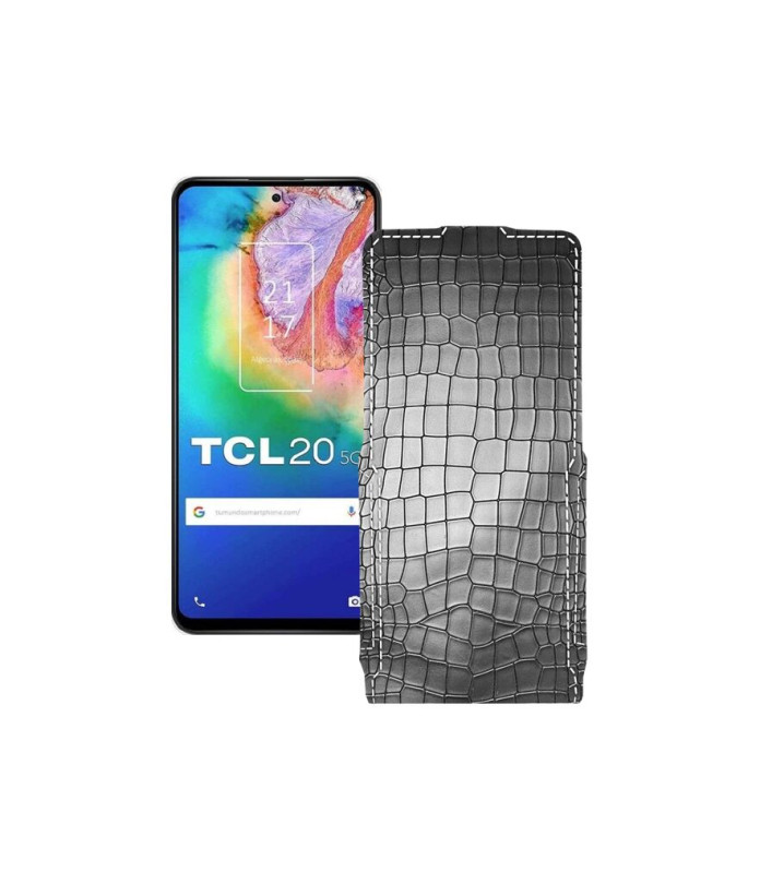 Чохол-флип з екошкіри для телефону TCL 20 5G