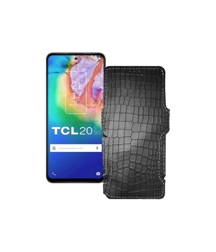 Чохол-книжка з екошкіри для телефону TCL 20 5G