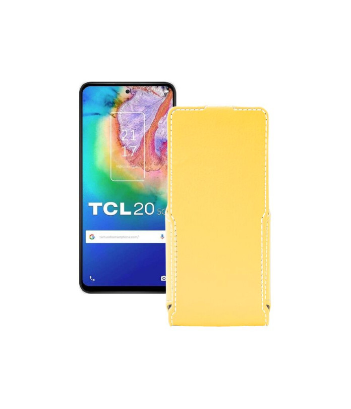 Чохол-флип з екошкіри для телефону TCL 20 5G