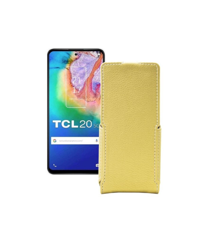 Чохол-флип з екошкіри для телефону TCL 20 5G