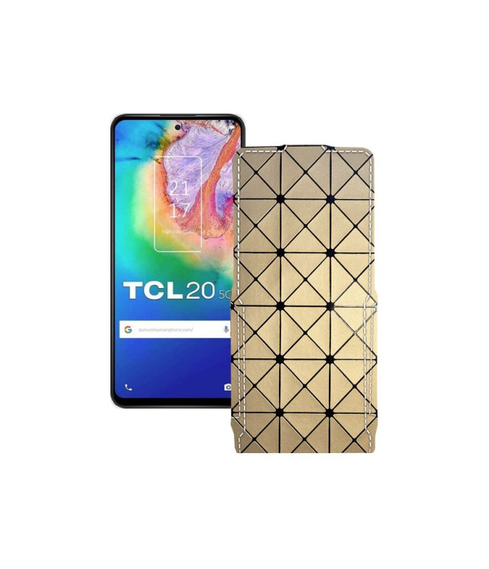 Чохол-флип з екошкіри для телефону TCL 20 5G