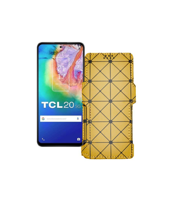 Чохол-книжка з екошкіри для телефону TCL 20 5G