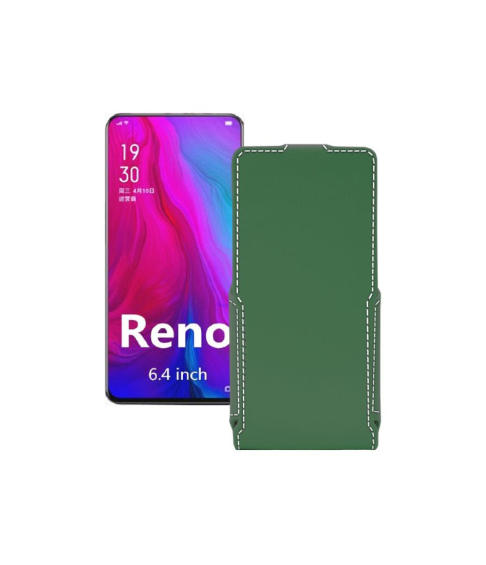 Чохол-флип з екошкіри для телефону OPPO Reno PCAM00